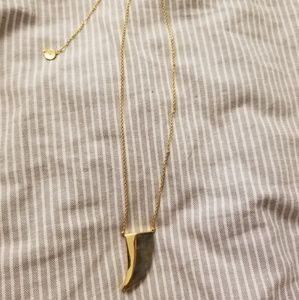 Stella & Dot Split Stone Pendant Necklace